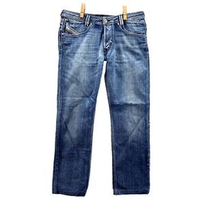 Diesel Slammer Jeans Men's 34x30* Button Fly Preppy Skater Streetwear Biker Work